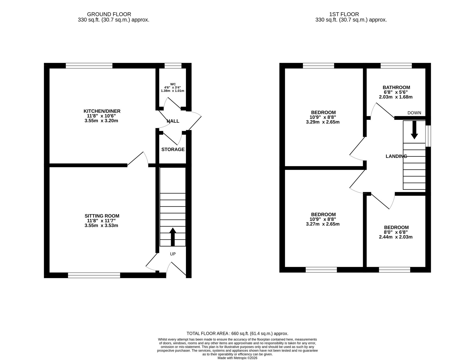 311 Slag Lane, Warrington floorplan