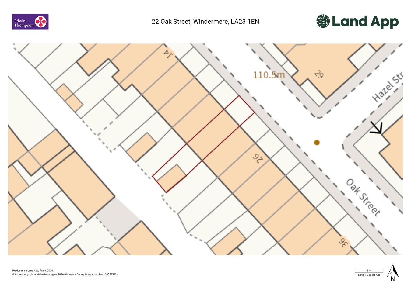 22, Oak Street, Windermere floorplan
