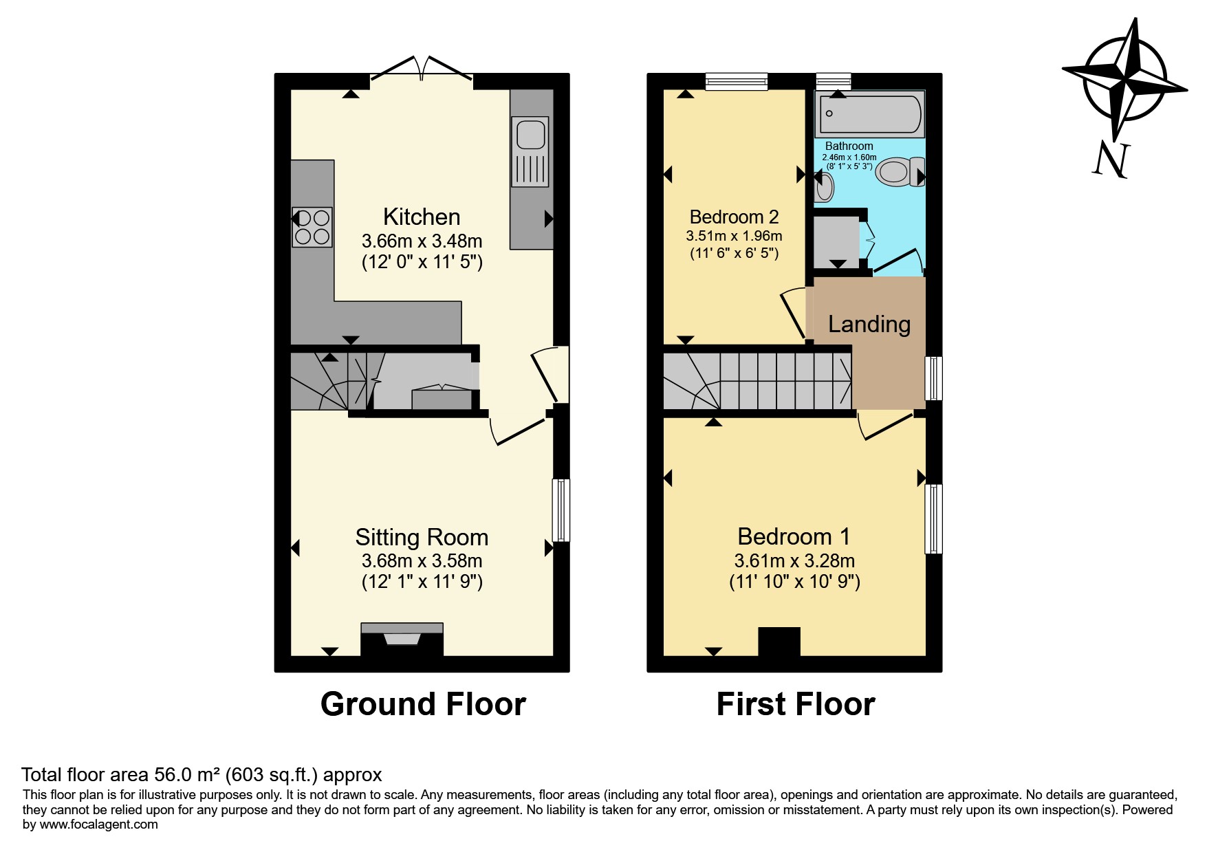 Flint Cottage, Websters Yard, Syderstone floorplan
