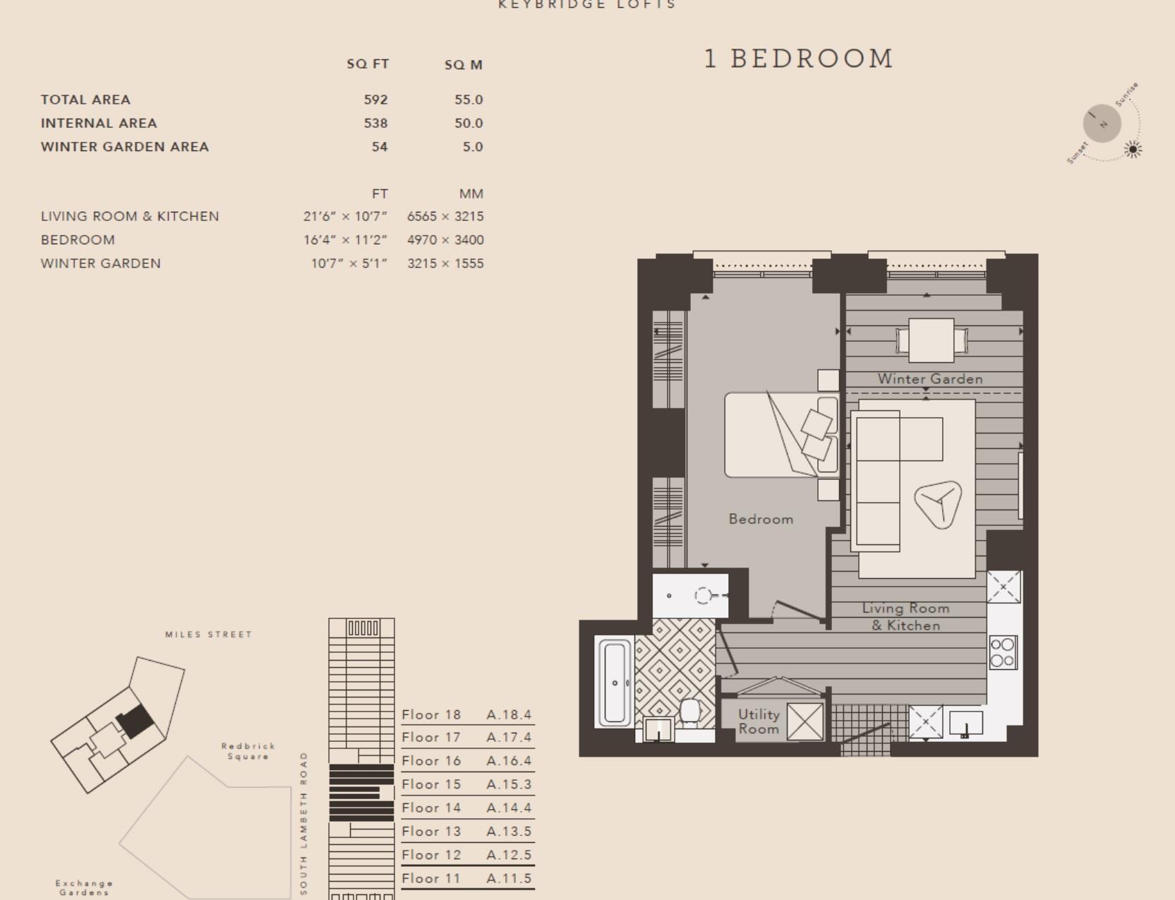 1 Bedrooms Flat for sale in South Lambeth Road, Vauxhall, UK SW8