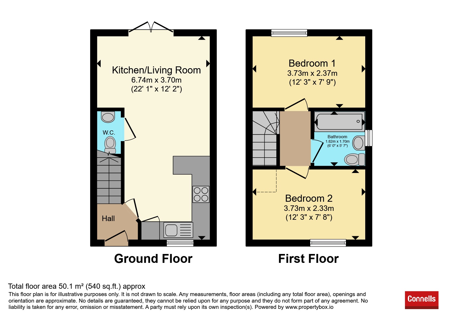 54, De La Warr Drive, Banbury floorplan
