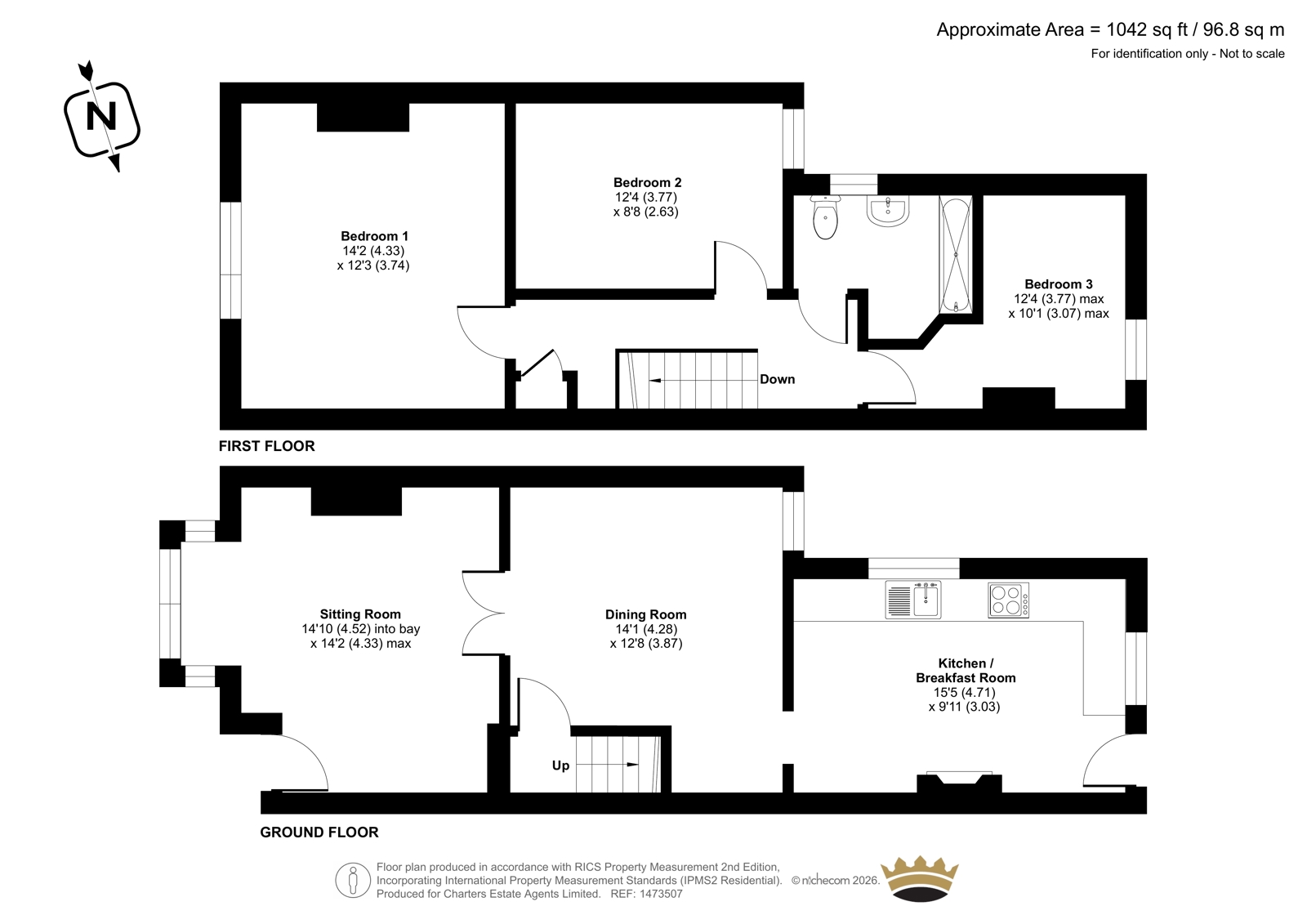 74, Beaumont Road, West Sussex floorplan
