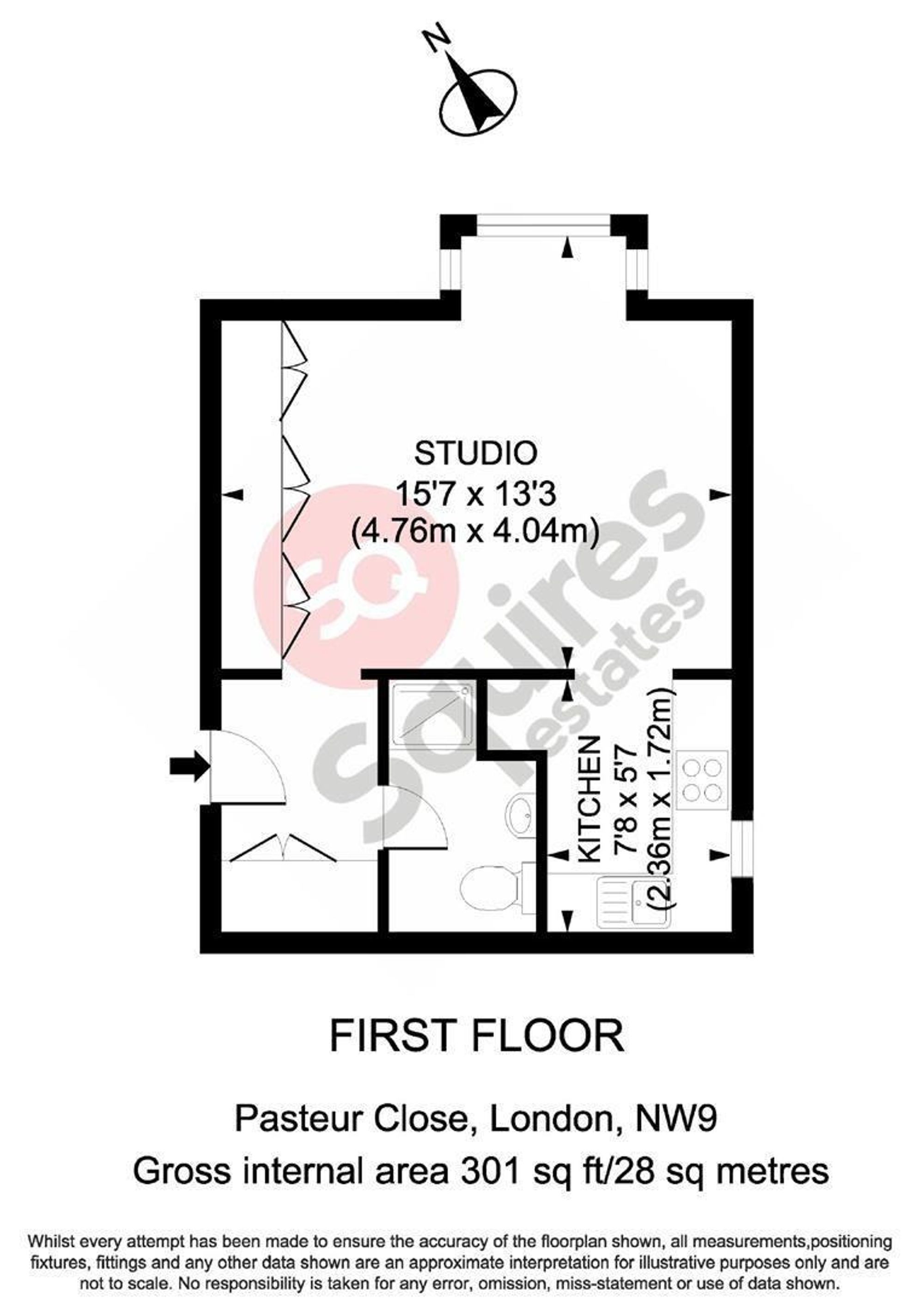 17 Pasteur Close, London floorplan