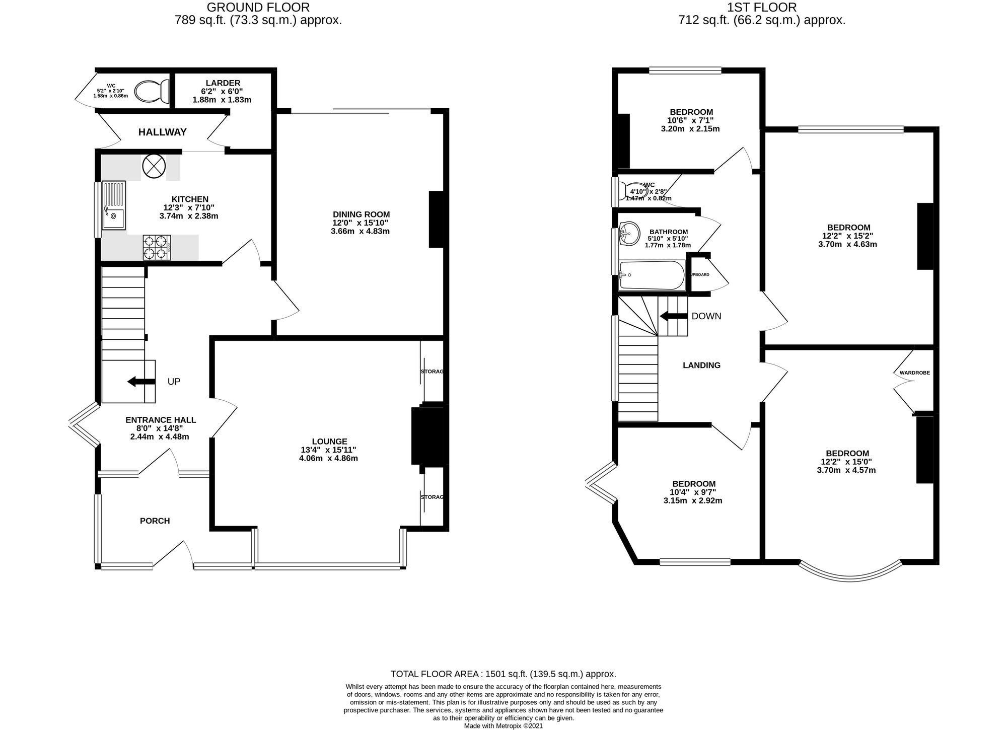 231 Woodcote Road, Purley floorplan