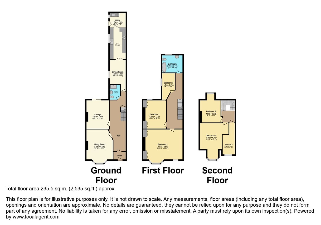 15, Urfa Terrace, South Shields floorplan