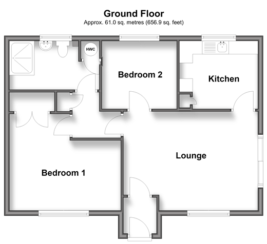 Bramley Close Brabourne Lees, Ashford floorplan
