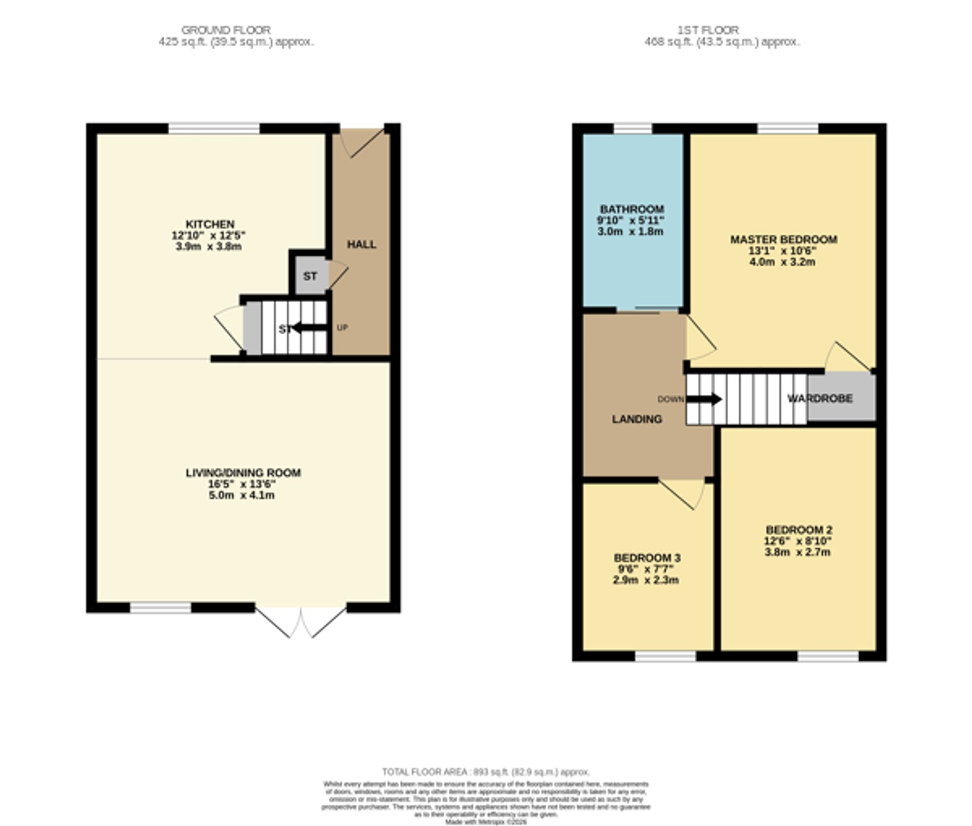10f Ettrick Terrace, Johnstone floorplan