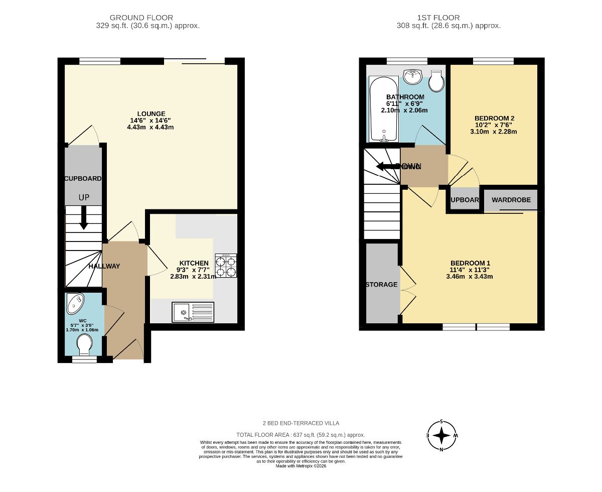 15 Colliston Road, Dunfermline floorplan