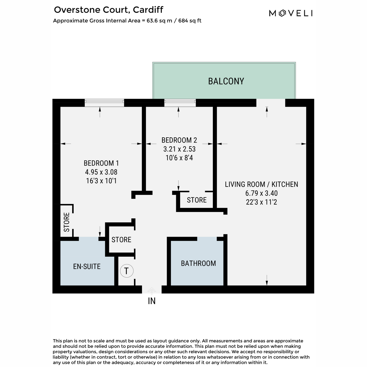 Overstone Court, Cardiff floorplan