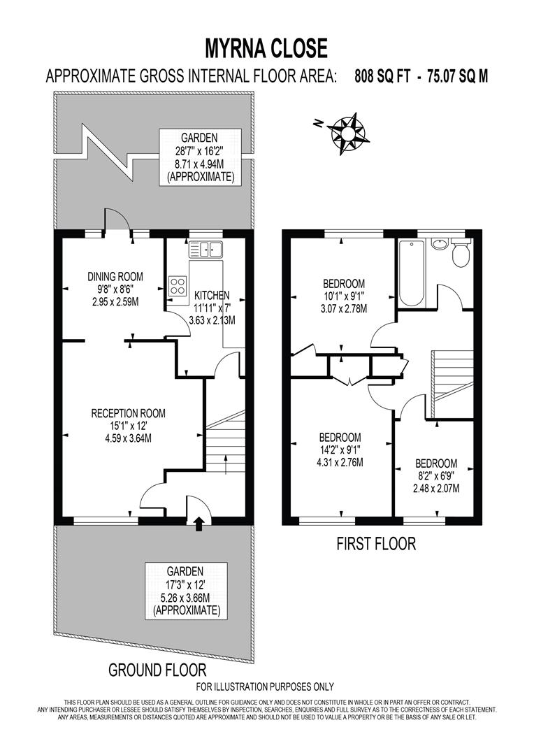 79, Myrna Close, Colliers Wood floorplan