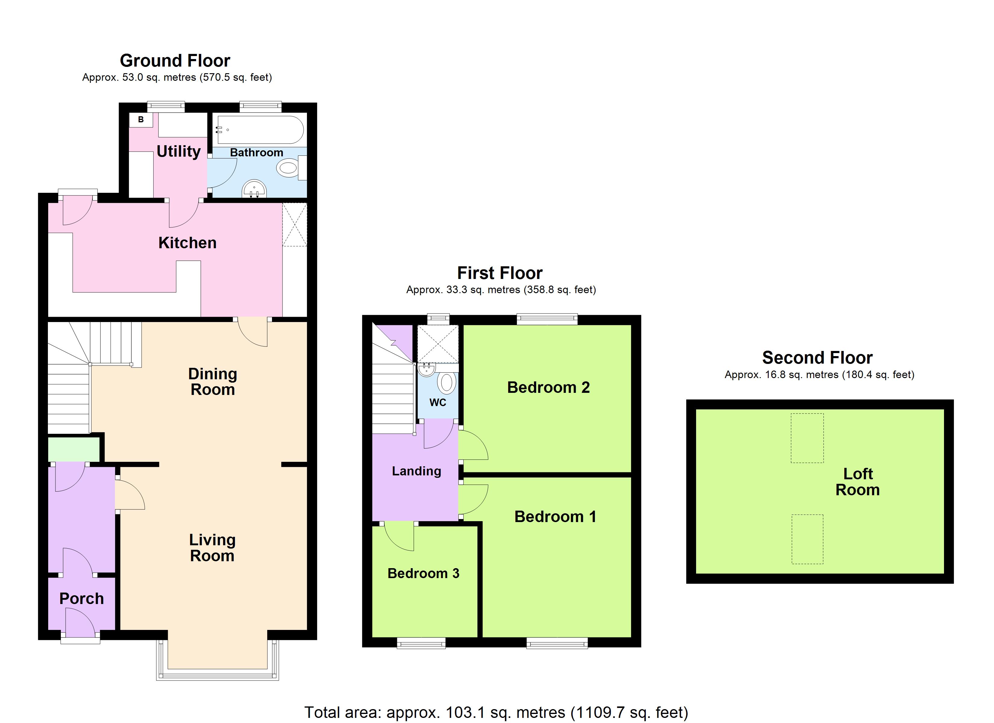 121, Charles Street, Dyfed floorplan