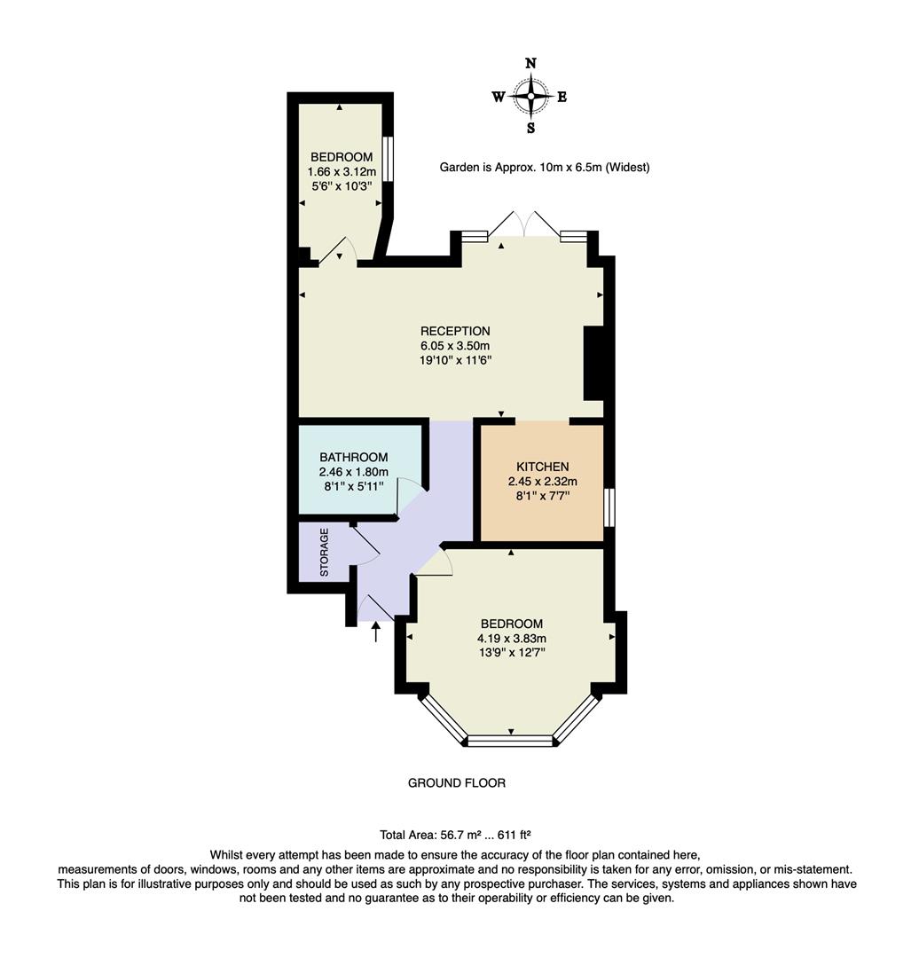 65A, Empress Avenue, Woodford Green floorplan