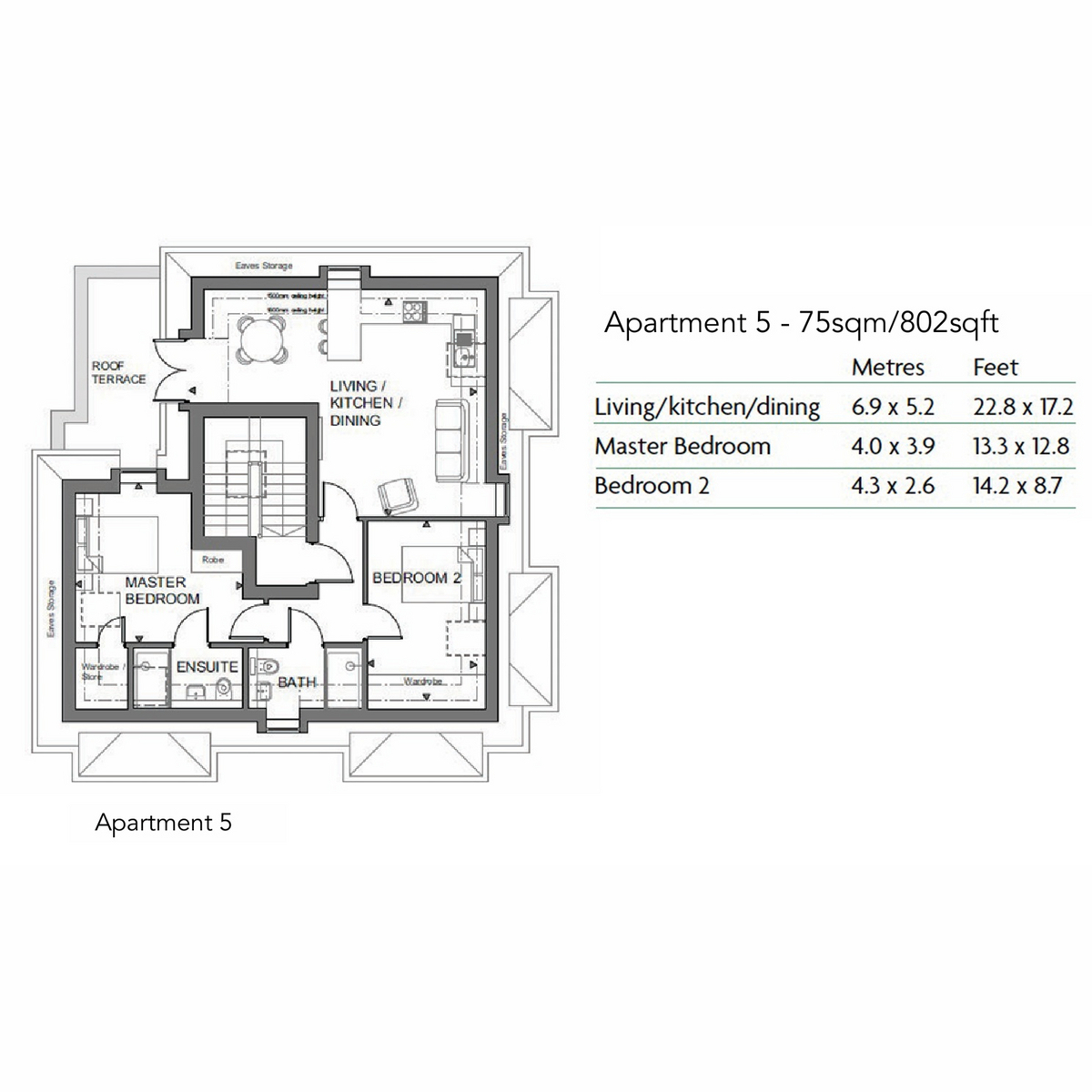 Flat 5 Abbotswood Place, Streatham, SW16 floorplan