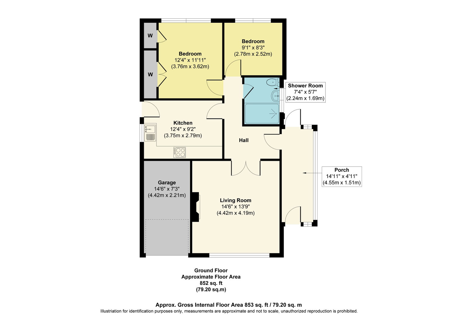 60, Church Lane, Leeds floorplan