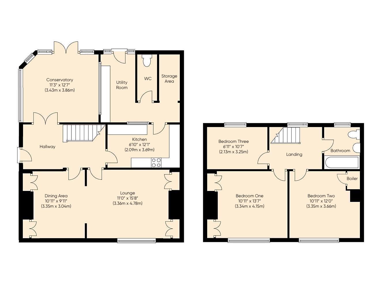 Church Lane, Ratcliffe On The Wreake LE7, 3 bedroom semidetached house
