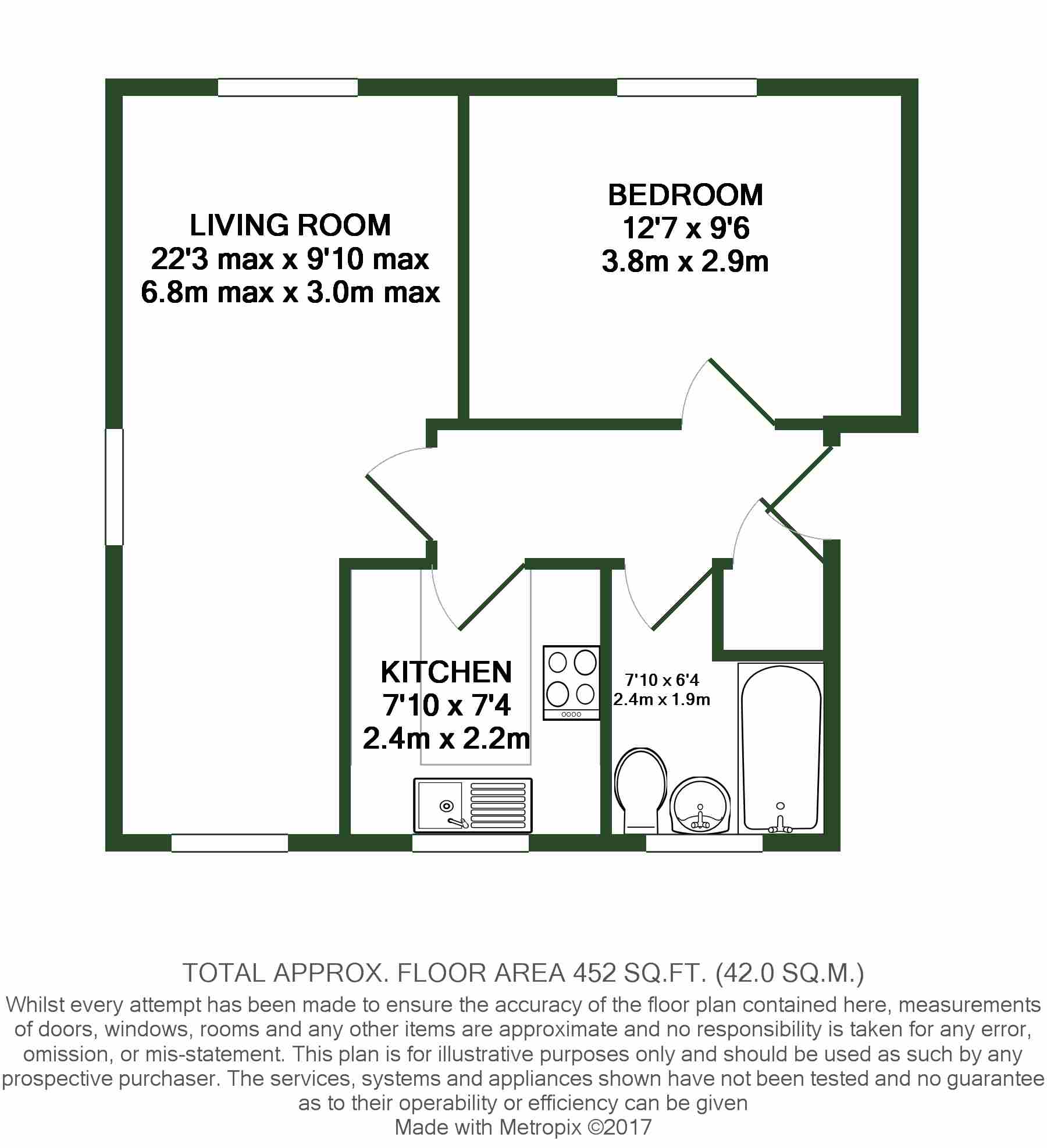 1 Bedrooms Flat to rent in Chineham Way, Canterbury CT1