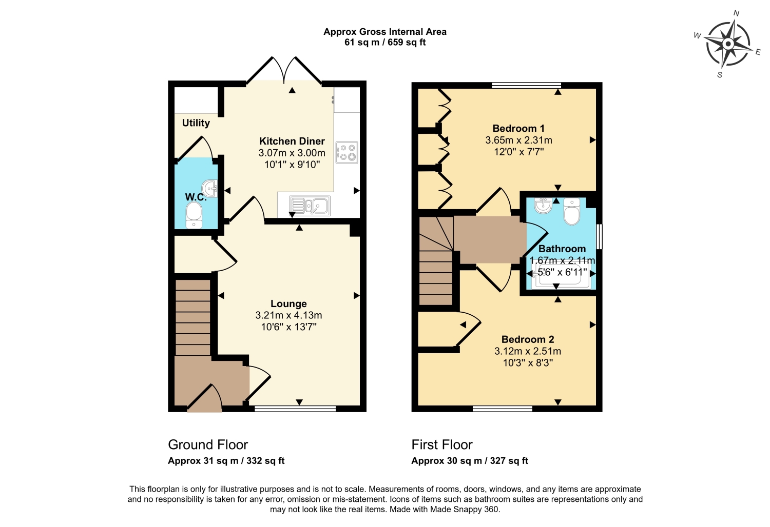 43 Millis Road, Brize Norton floorplan