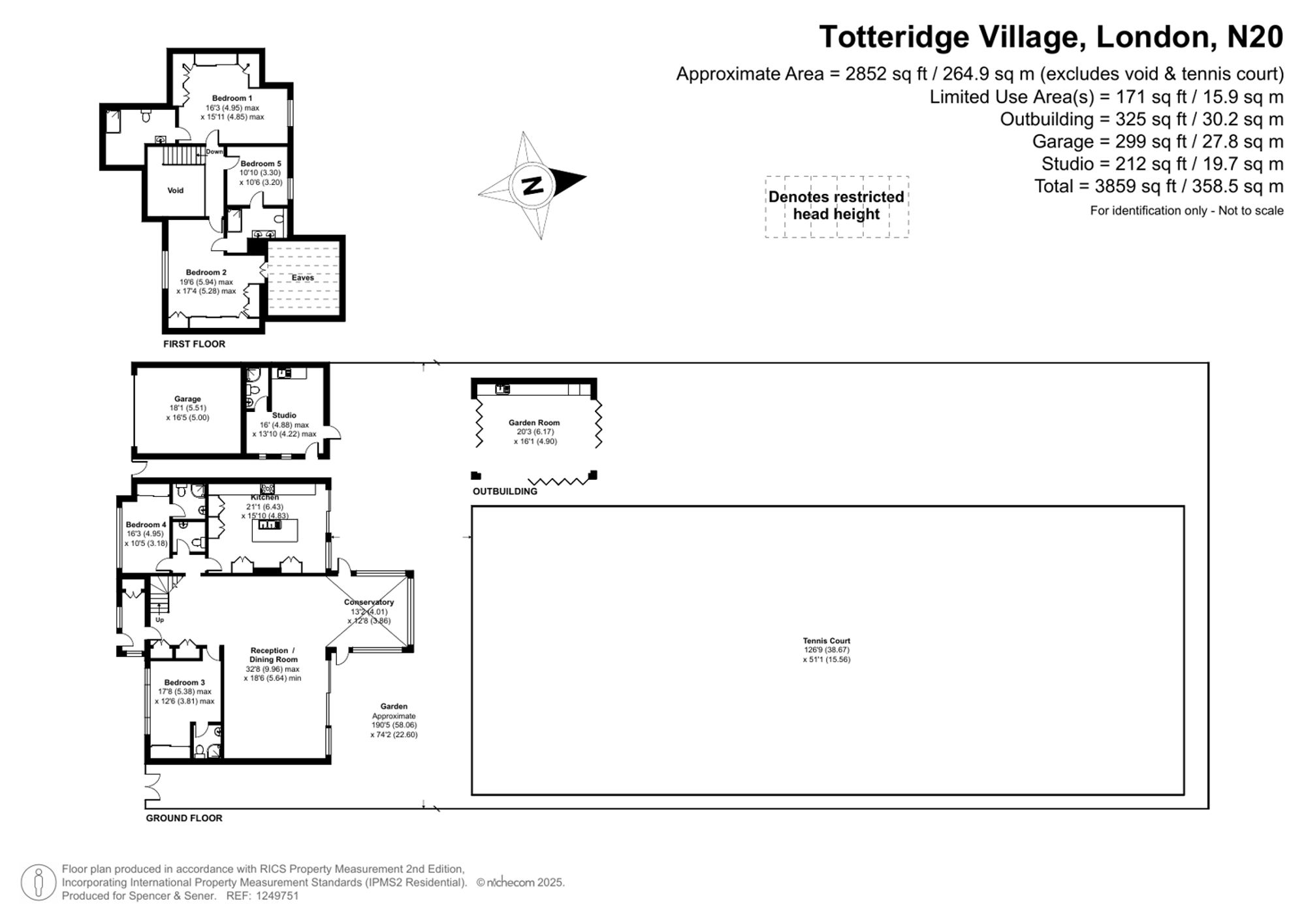 62 Totteridge Village, London floorplan