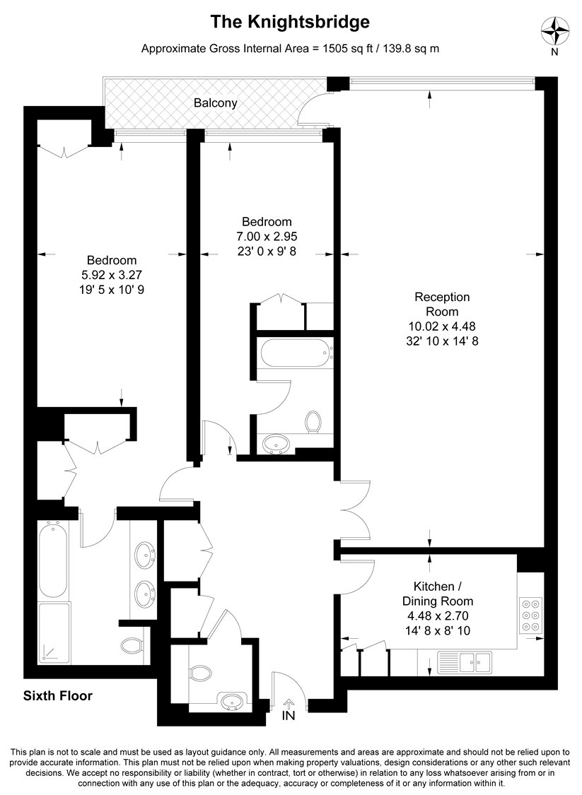 6.10 The Knightsbridge Apartments, 199, Knightsbridge, London floorplan