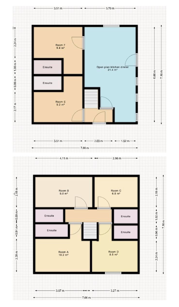 Room D, Crawley floorplan