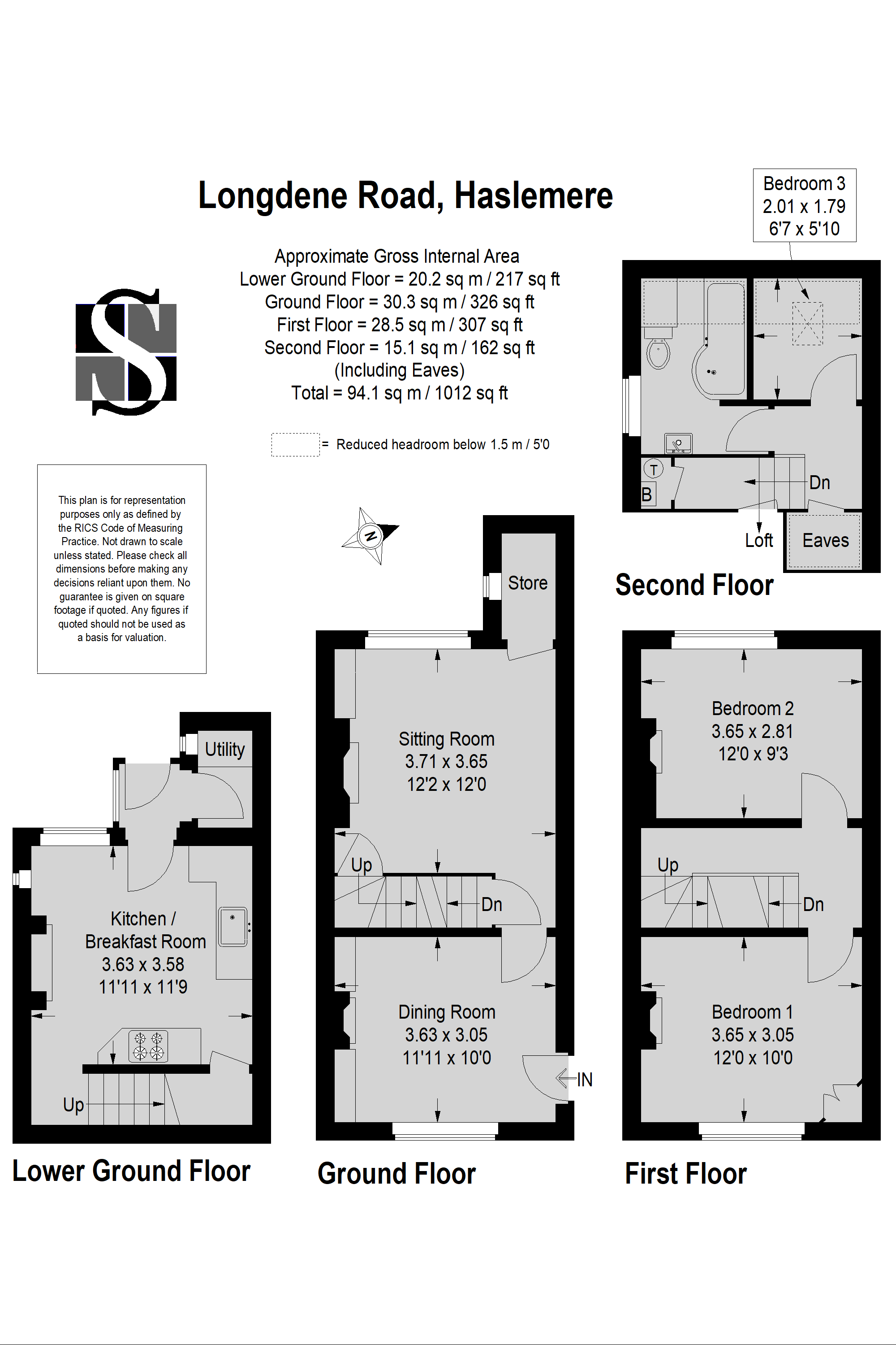 Longdene Road, Surrey floorplan