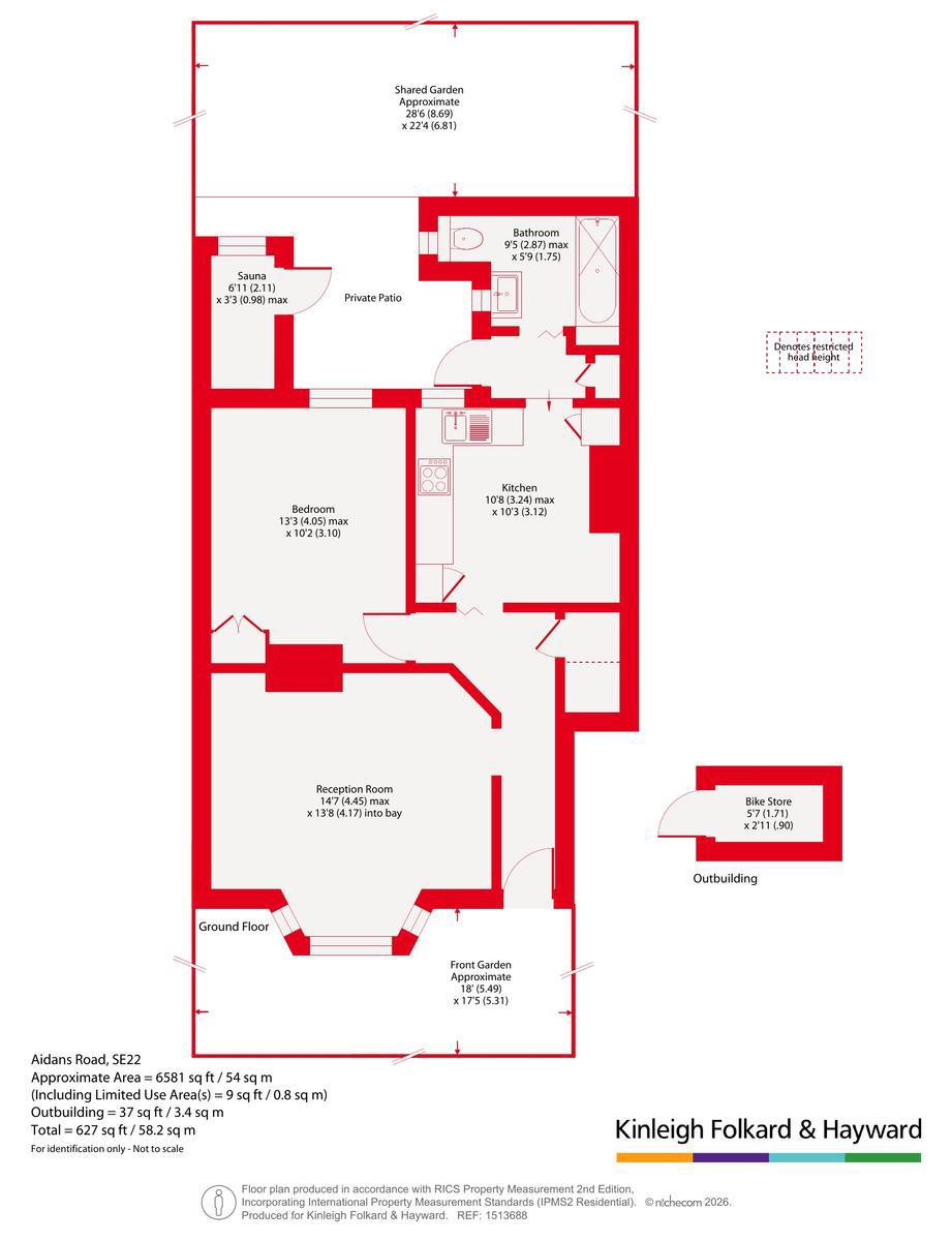 84, St. Aidans Road, London floorplan