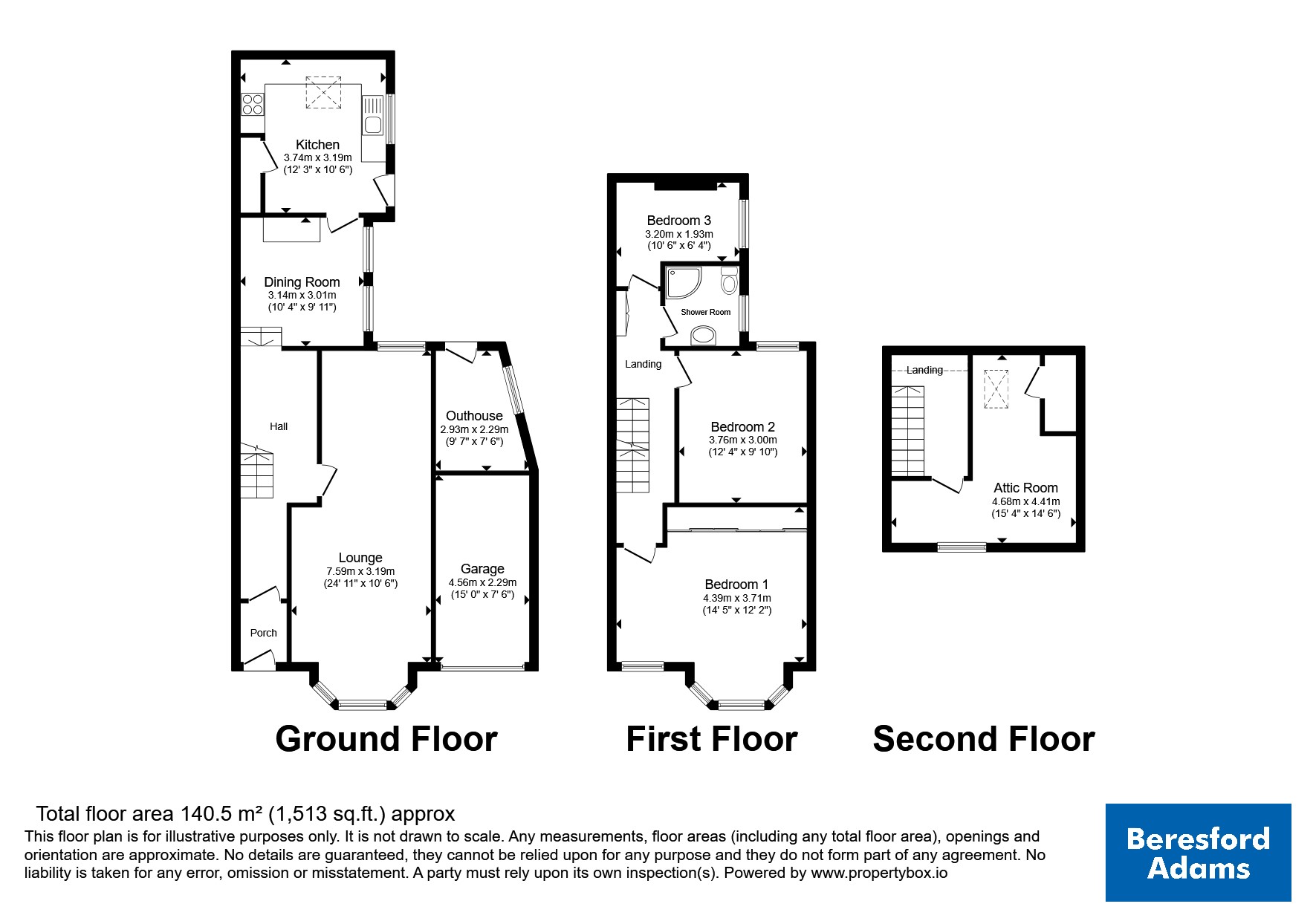 Bryn Awelon, 23, Porth-Y-Felin, Isle of Anglesey floorplan