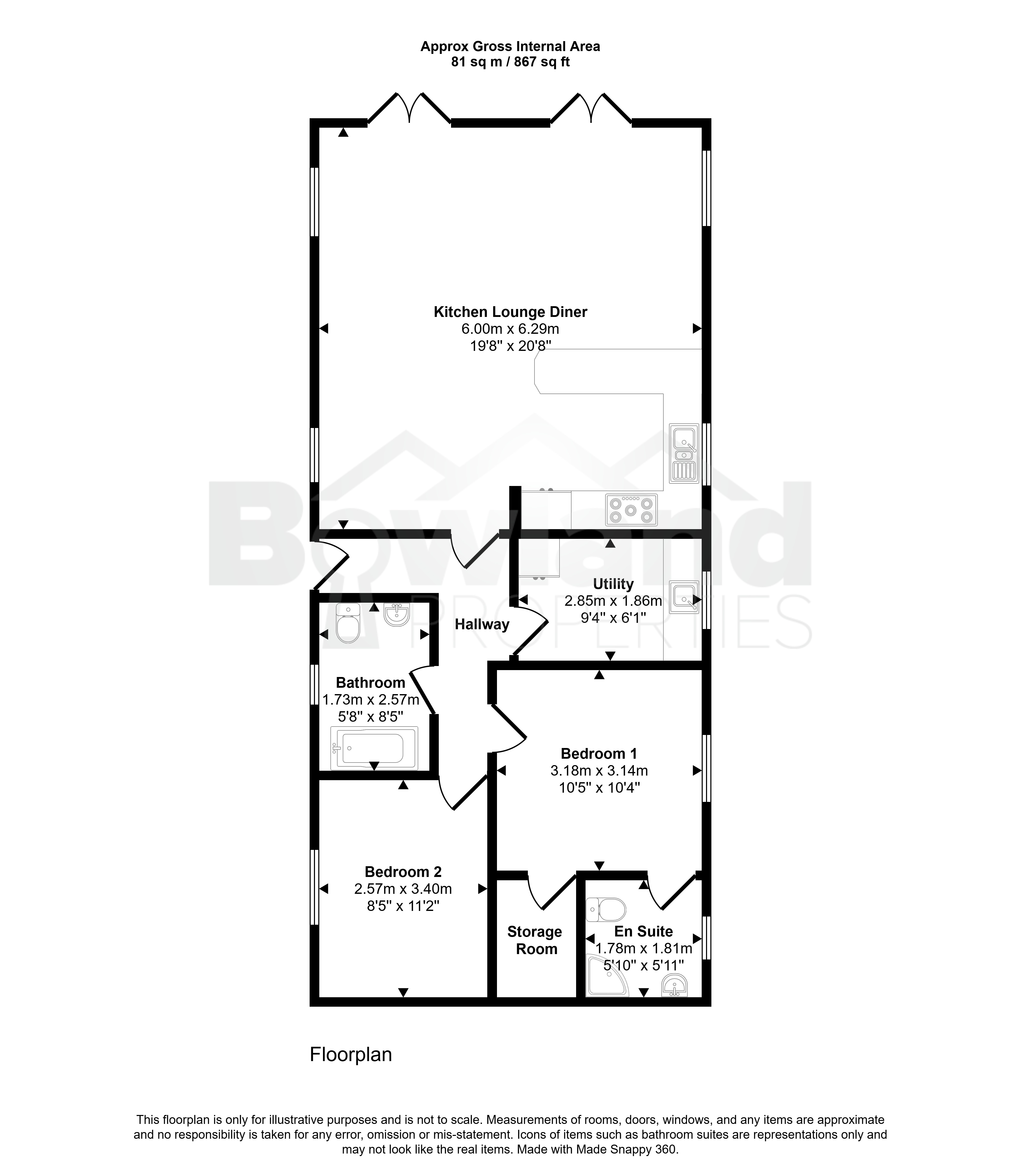 Augusta Drive, Tydd St Giles Golf and Country Club, Kirkgate floorplan