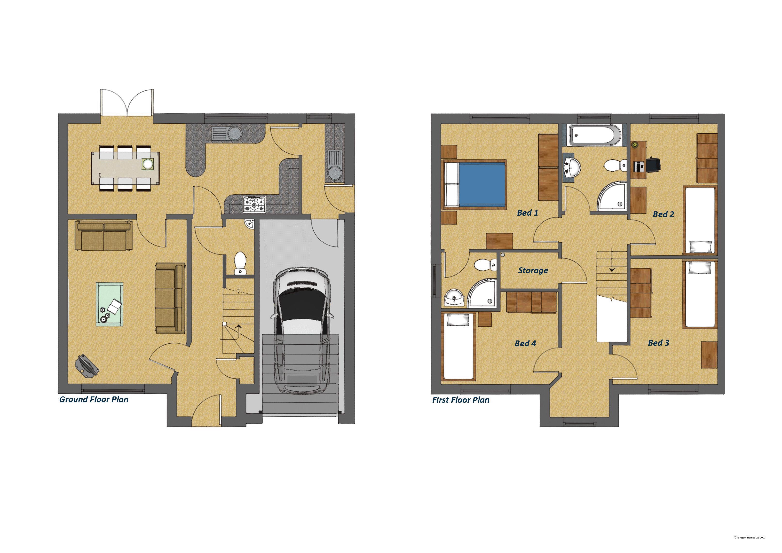 4 Bedrooms Detached house for sale in Plot 5 - Petersfield, Elvin Way, Chesterfield S42