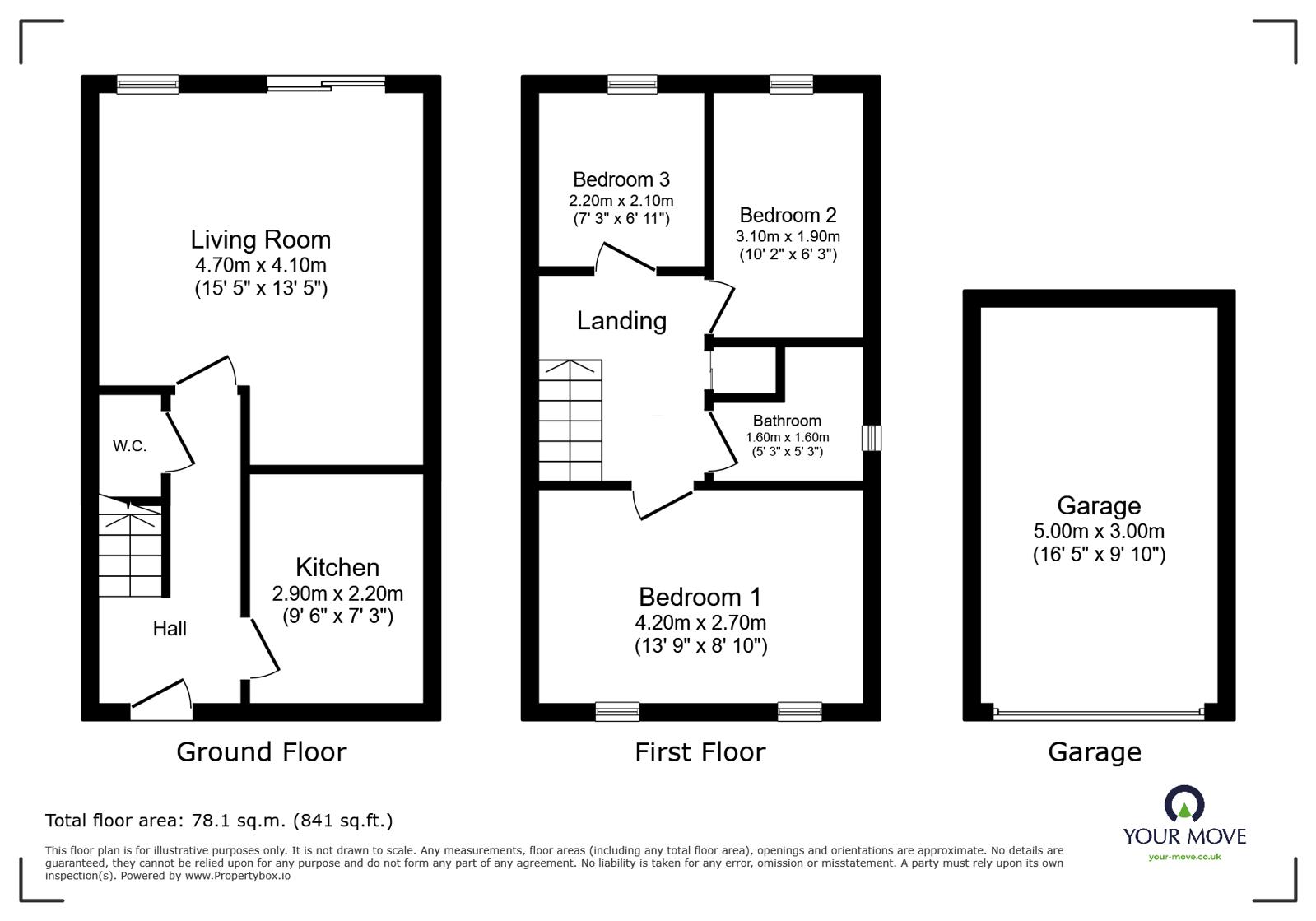 343, High Street, Tunstall, Staffordshire floorplan