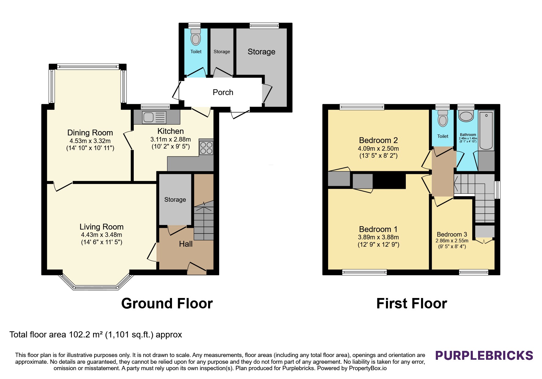 6, East Street, Chesterfield floorplan