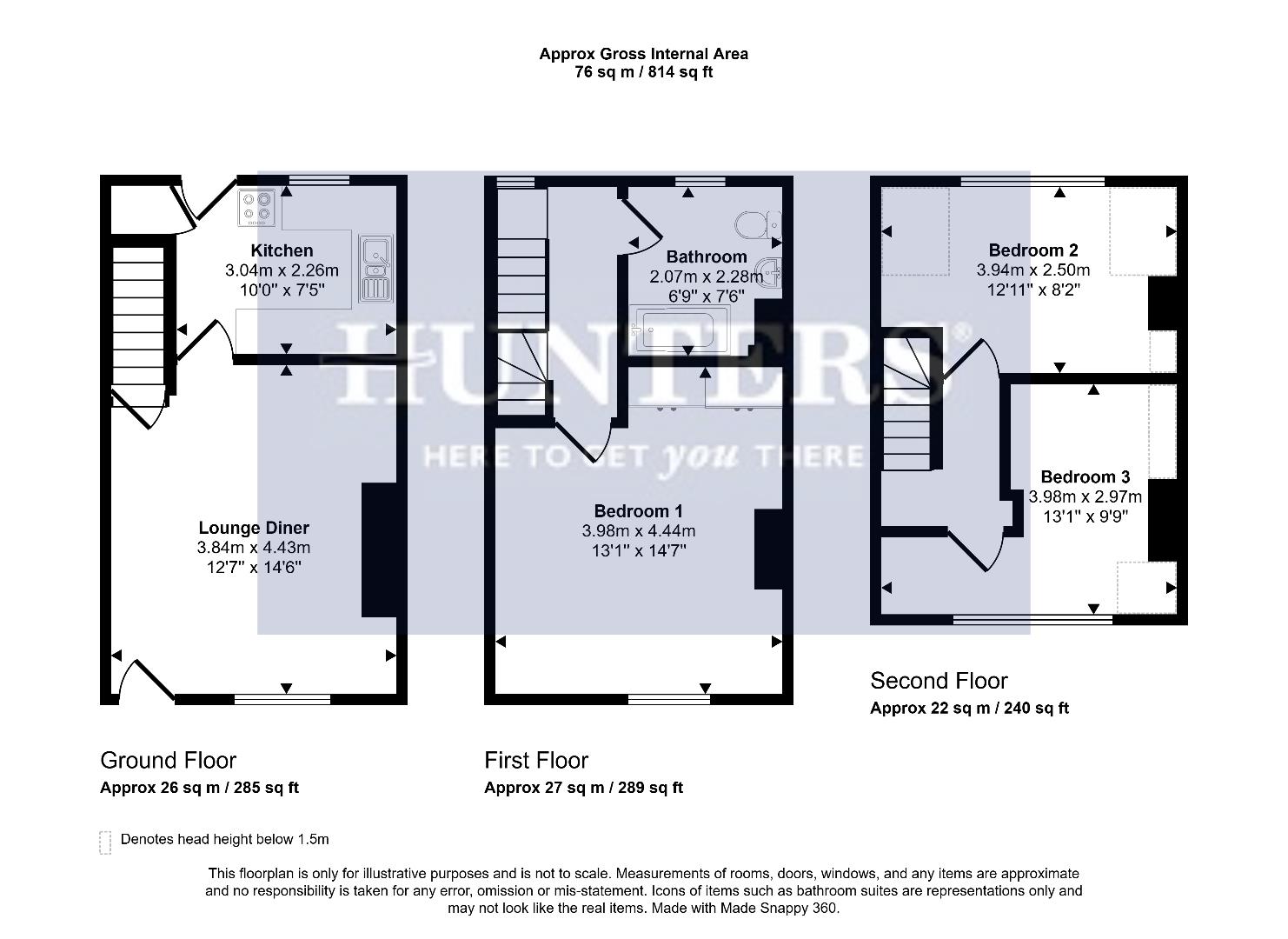 17, Coventry Street, Bradford floorplan