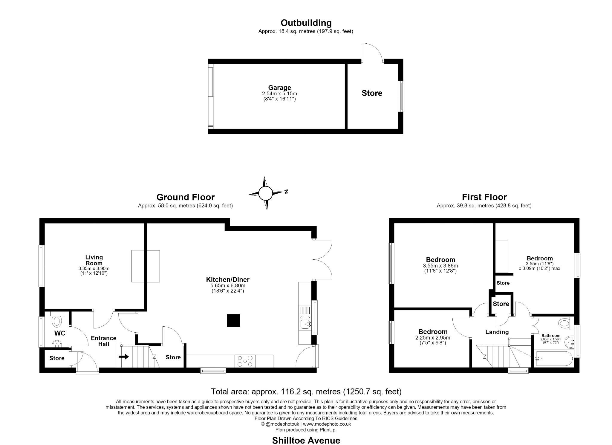 42, Shillitoe Avenue, Potters Bar floorplan