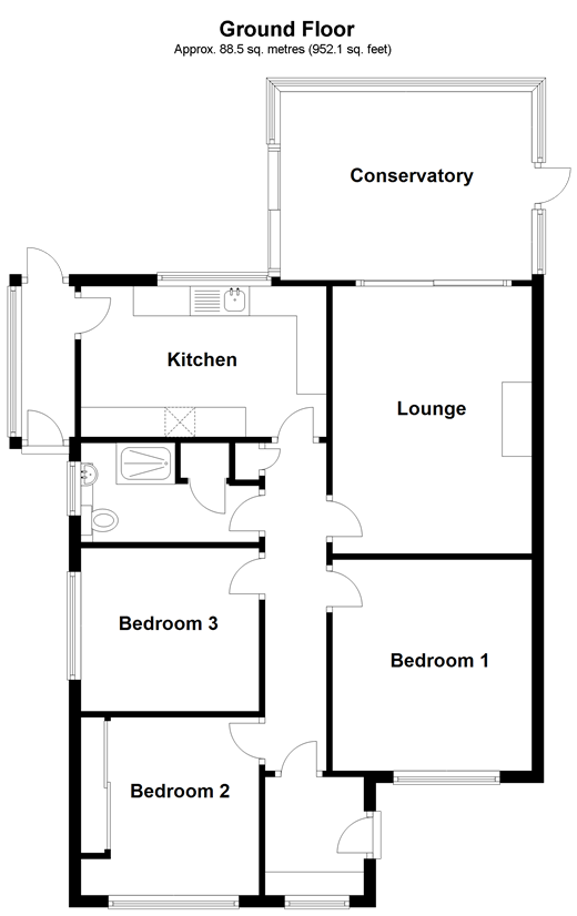 3 Bedrooms Detached bungalow for sale in Bevendean Avenue, Saltdean, East Sussex BN2