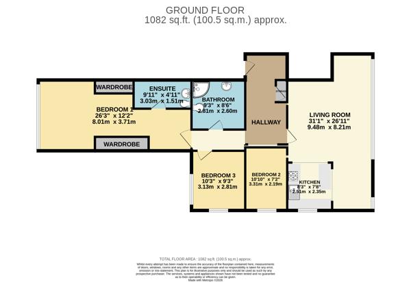 Flat 10, 151, Parkcroft, Bury Old Road, Salford floorplan