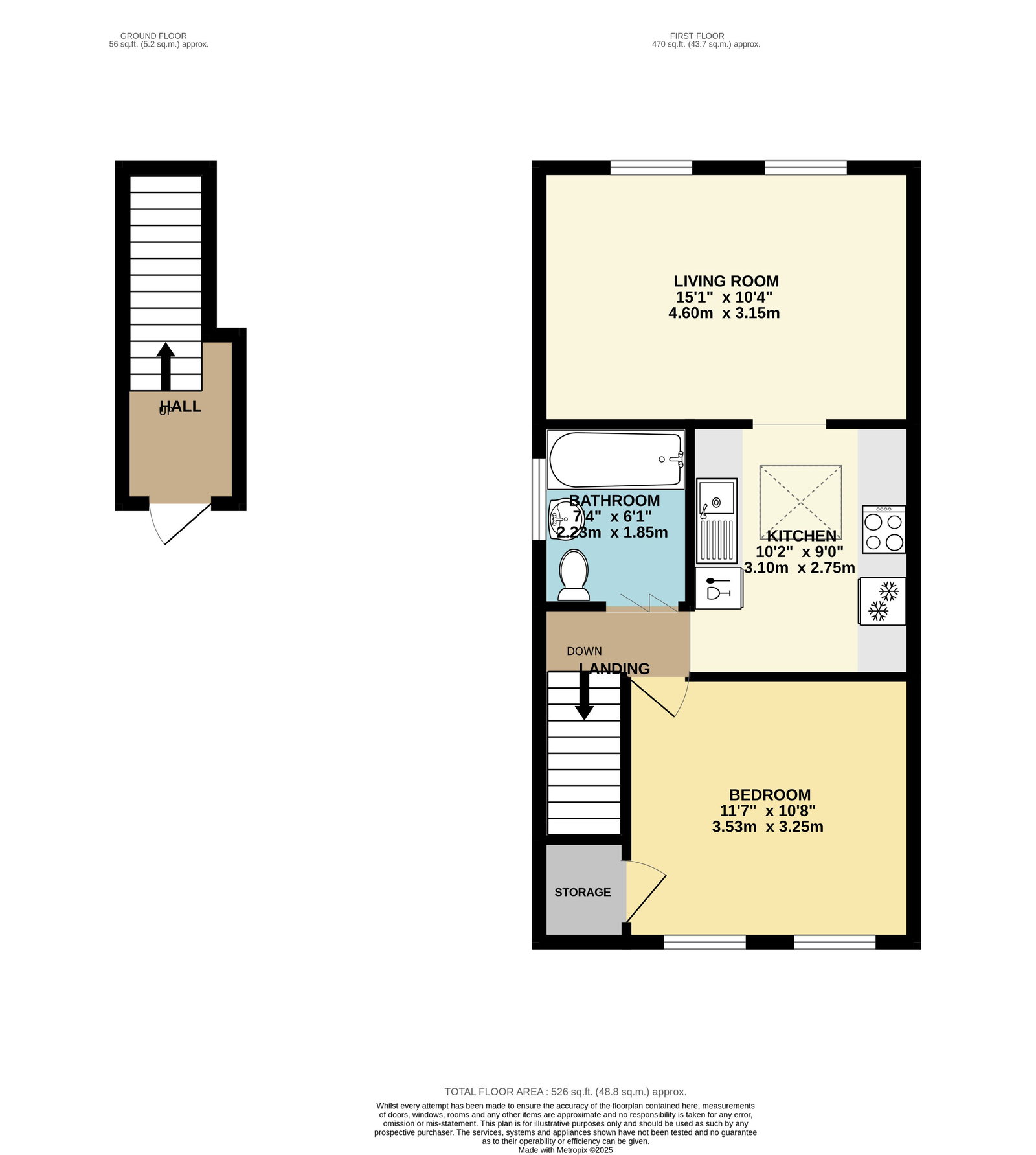 Flat B, 99, London Road, Sittingbourne floorplan