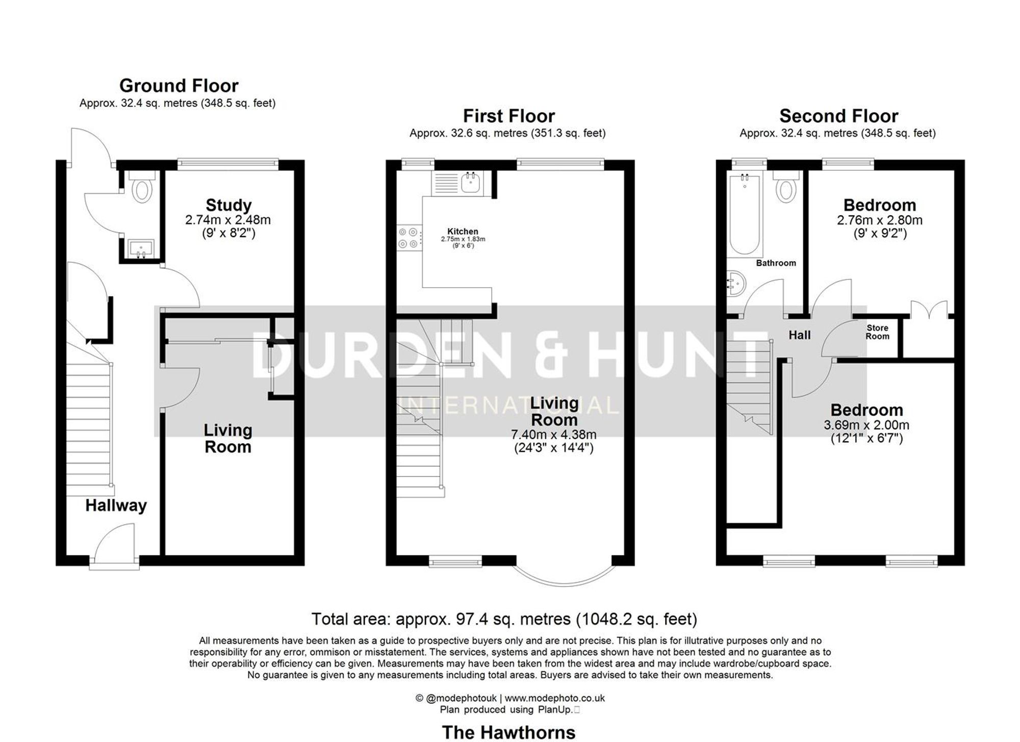3 Hawthorns, Woodford Green floorplan