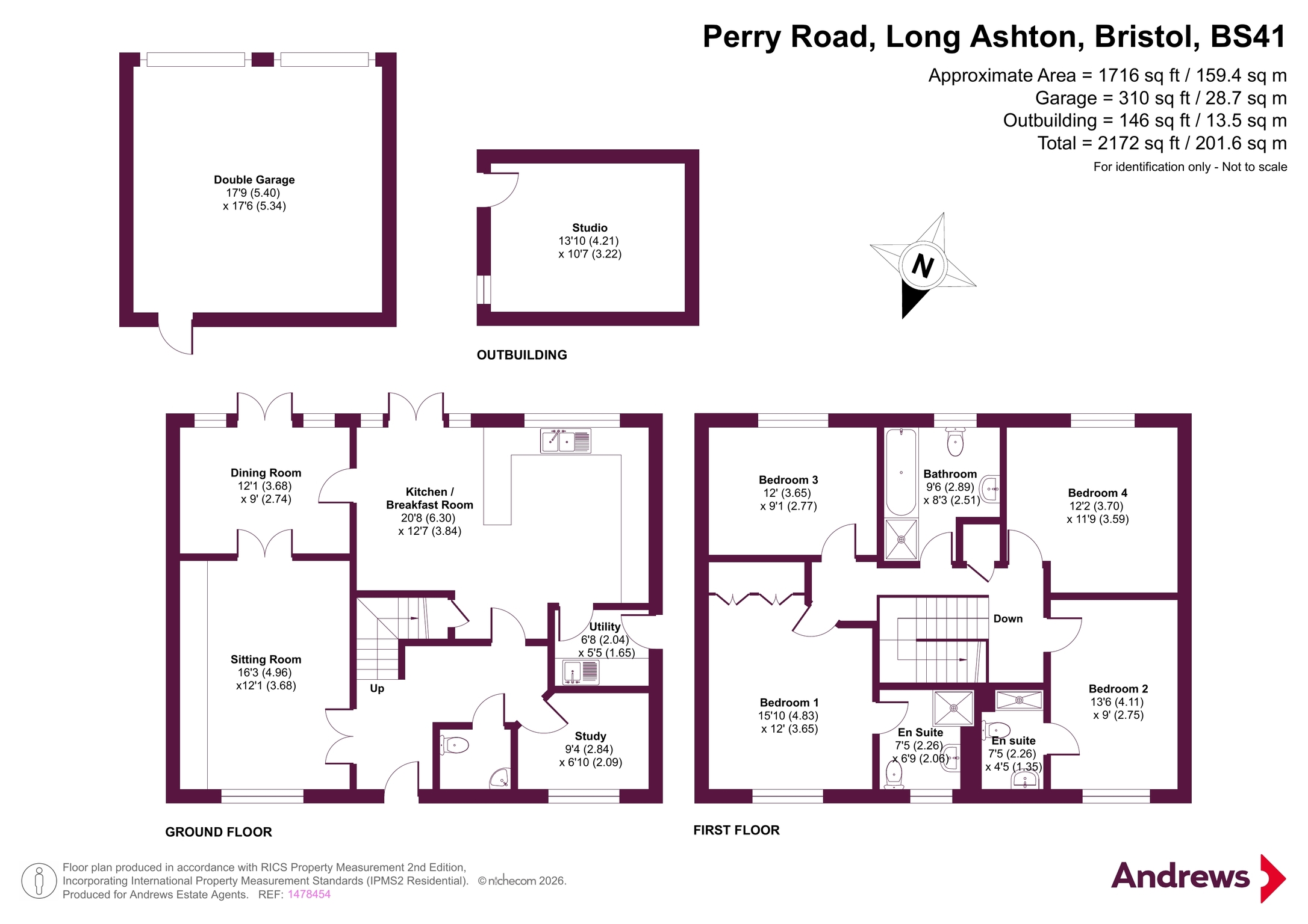 14, Perry Road, Bristol floorplan