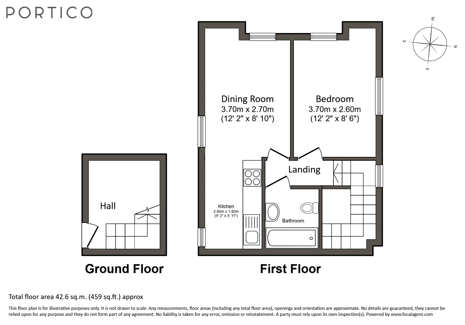 23D, Oaklands Grove, London floorplan