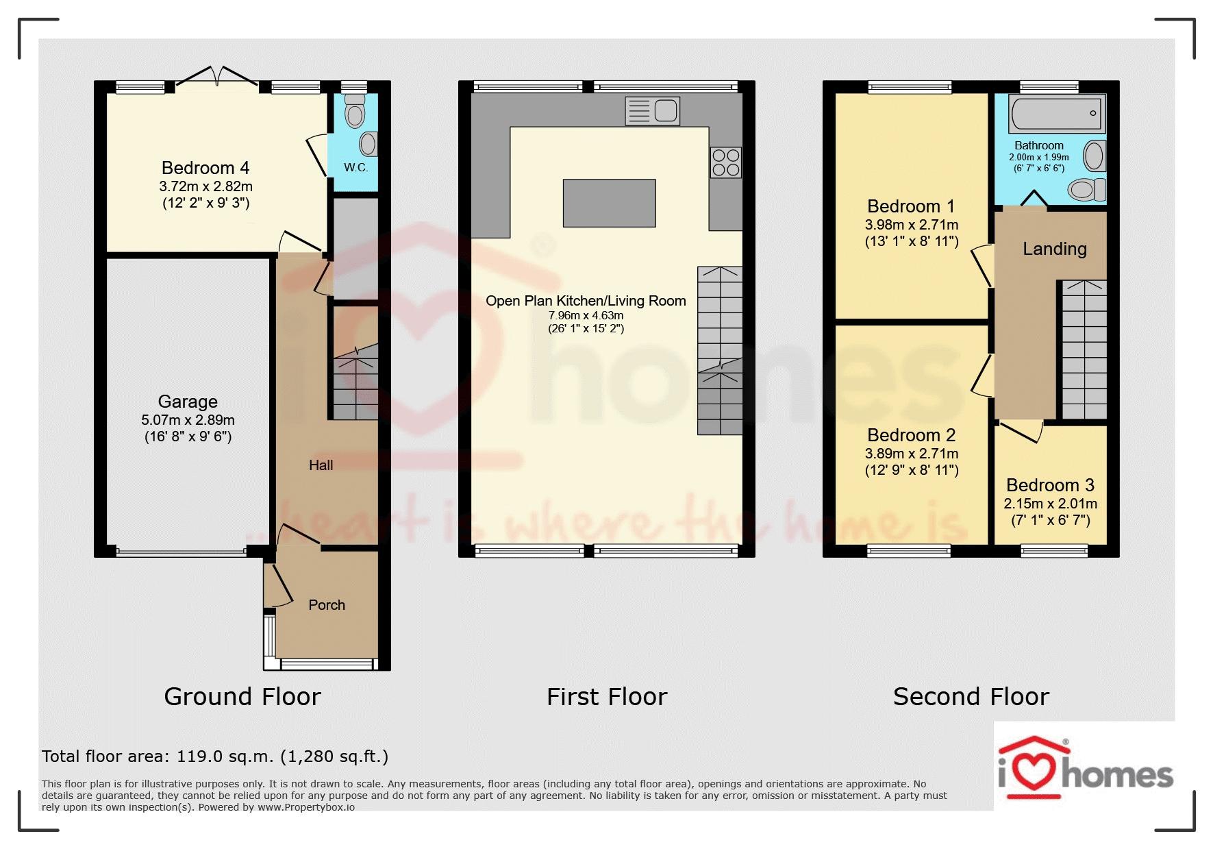 6, Wakelam Gardens, Birmingham floorplan