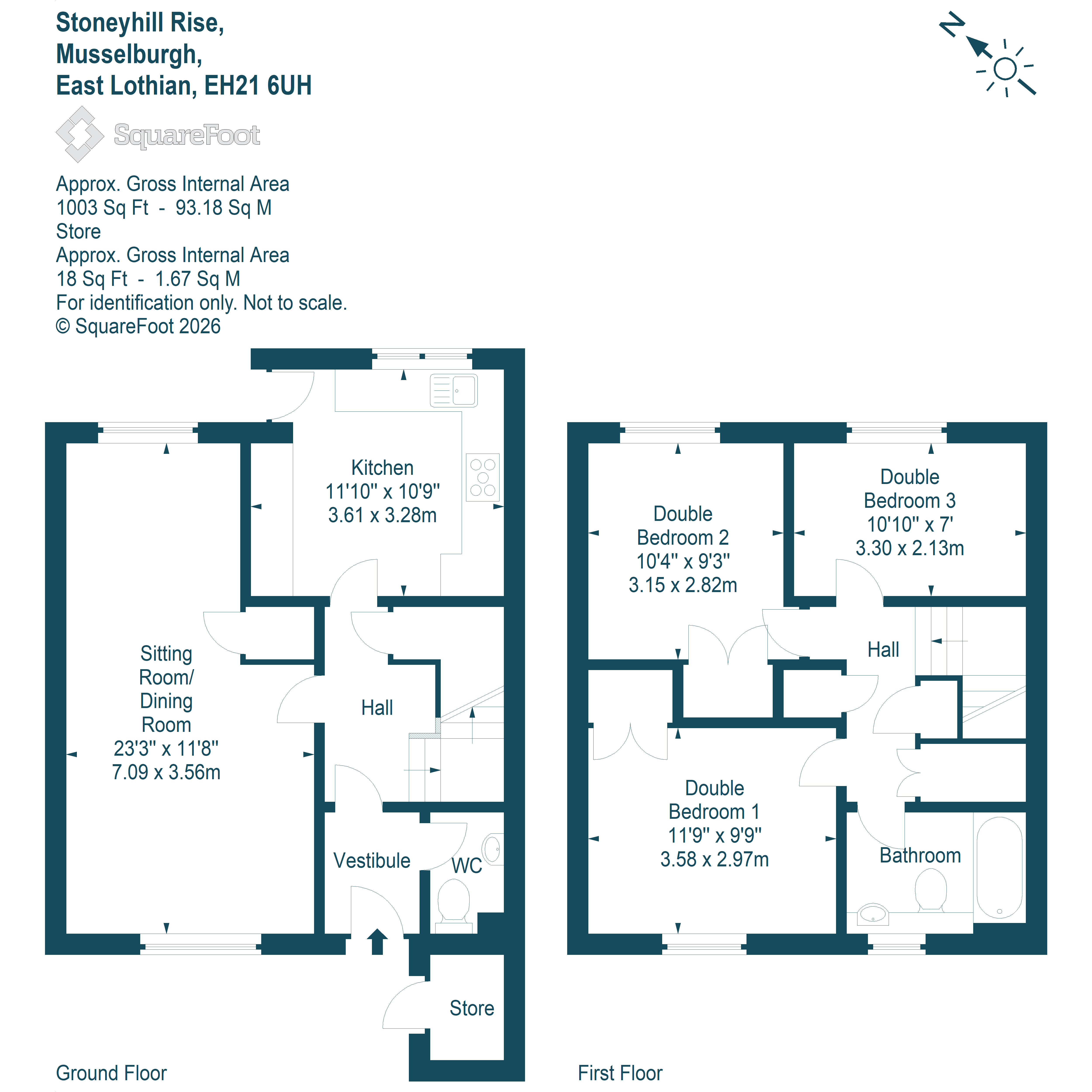 15, Stoneyhill Rise, Musselburgh floorplan