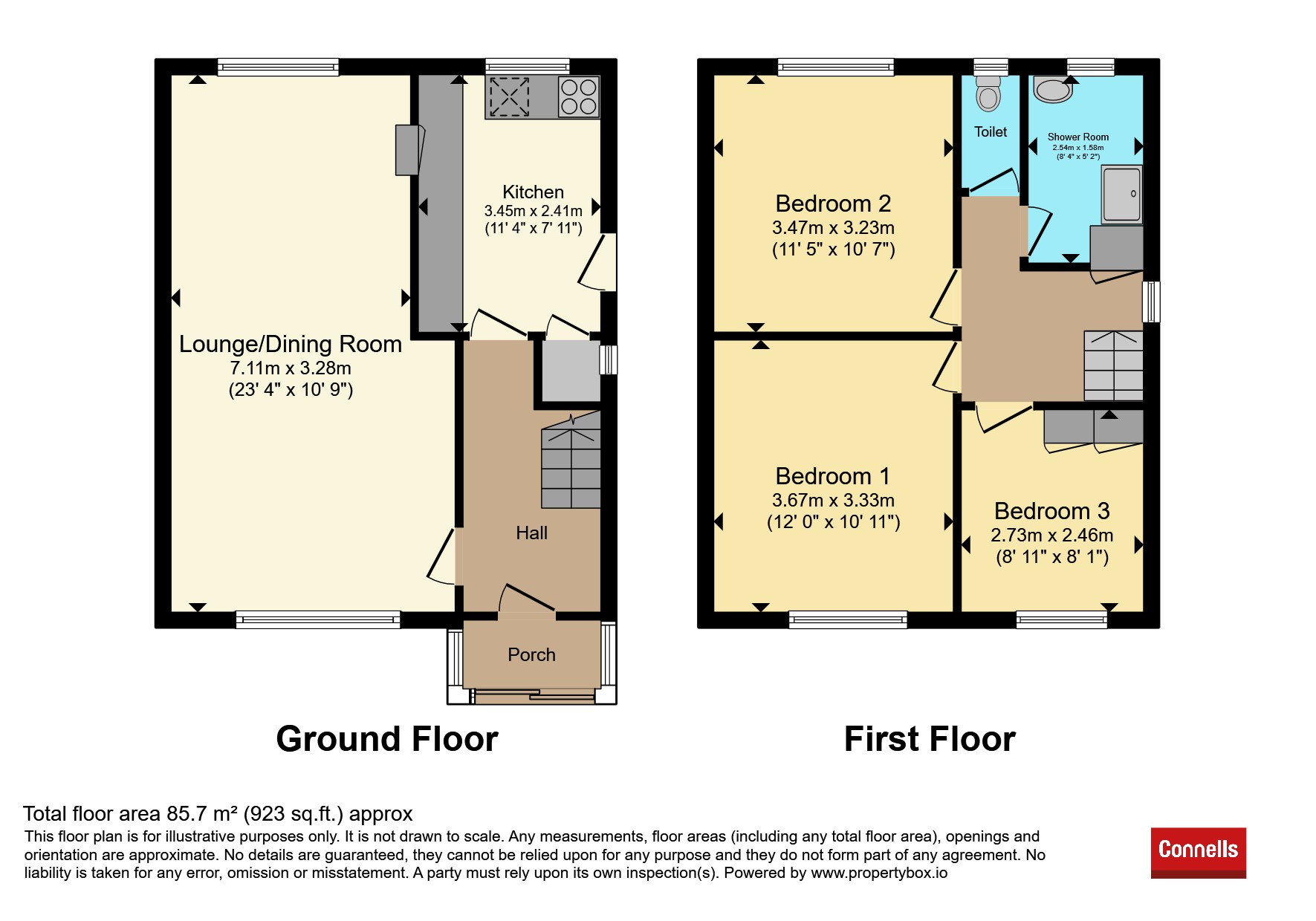4, Cavendish Drive, Kidderminster floorplan