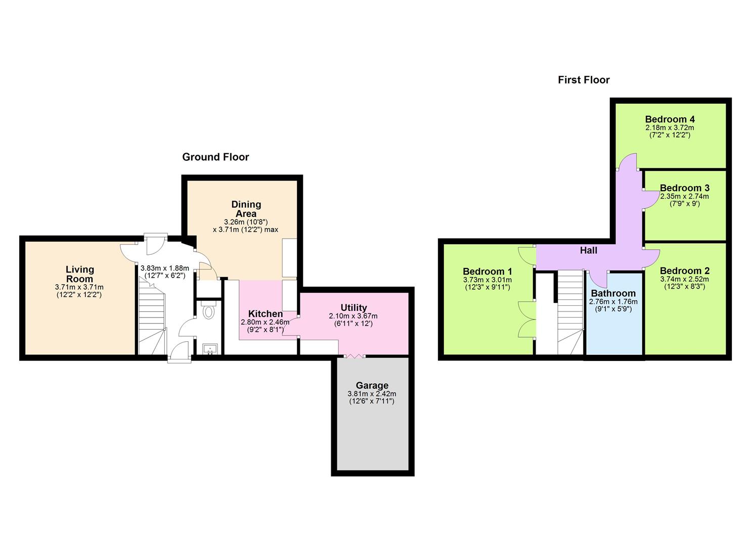 4 Bedrooms Terraced house for sale in Nuns Way, Cambridge CB4