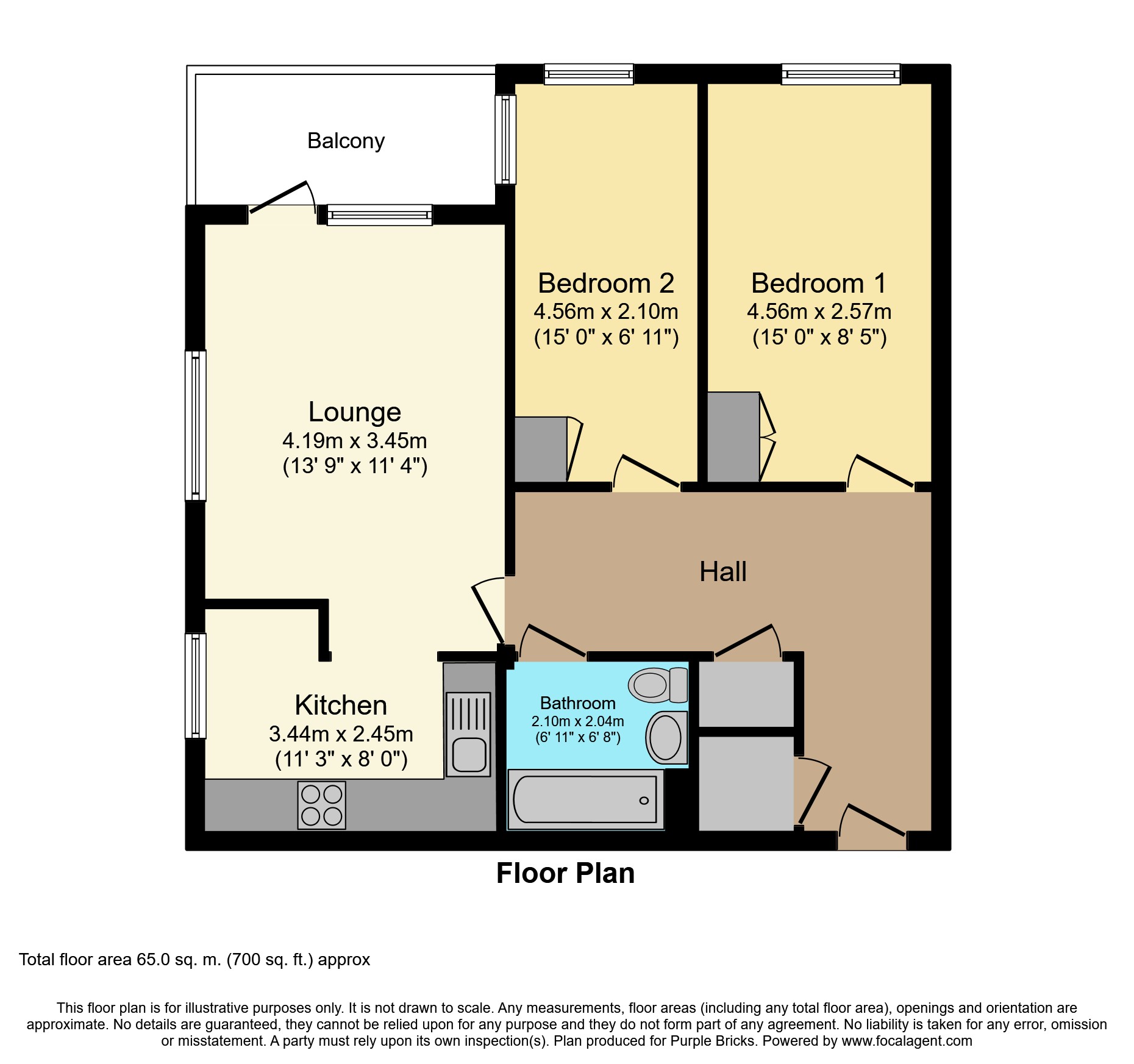 2 Bedrooms Flat for sale in Five Acres, Crawley RH10