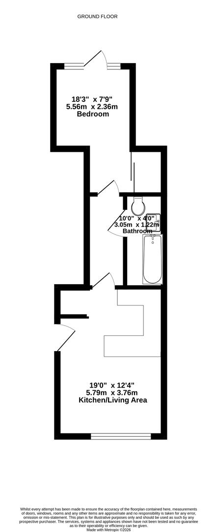 86, Little Bookham Street, Leatherhead floorplan