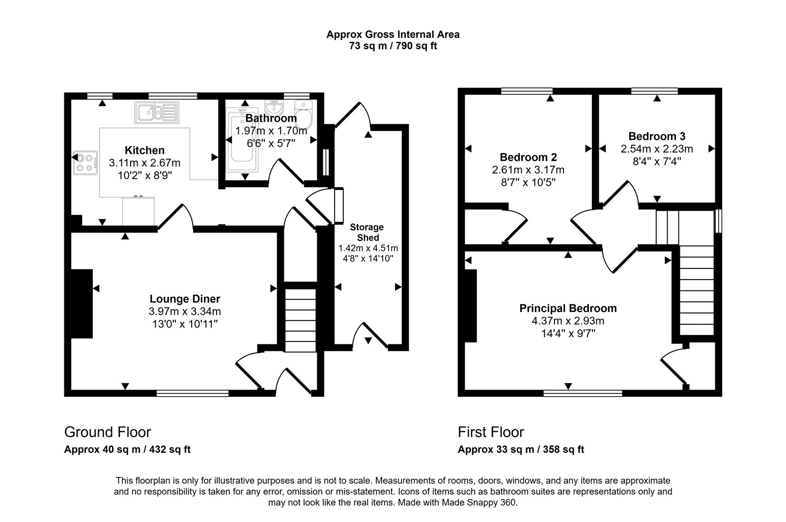 17, Dursley Road, Westbury floorplan