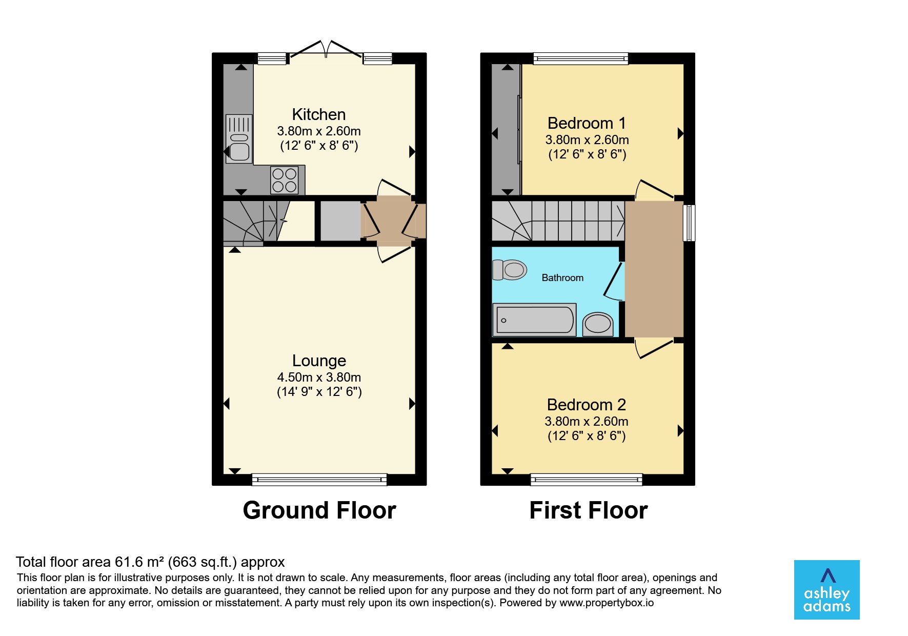 25, Appian Way, Derby floorplan
