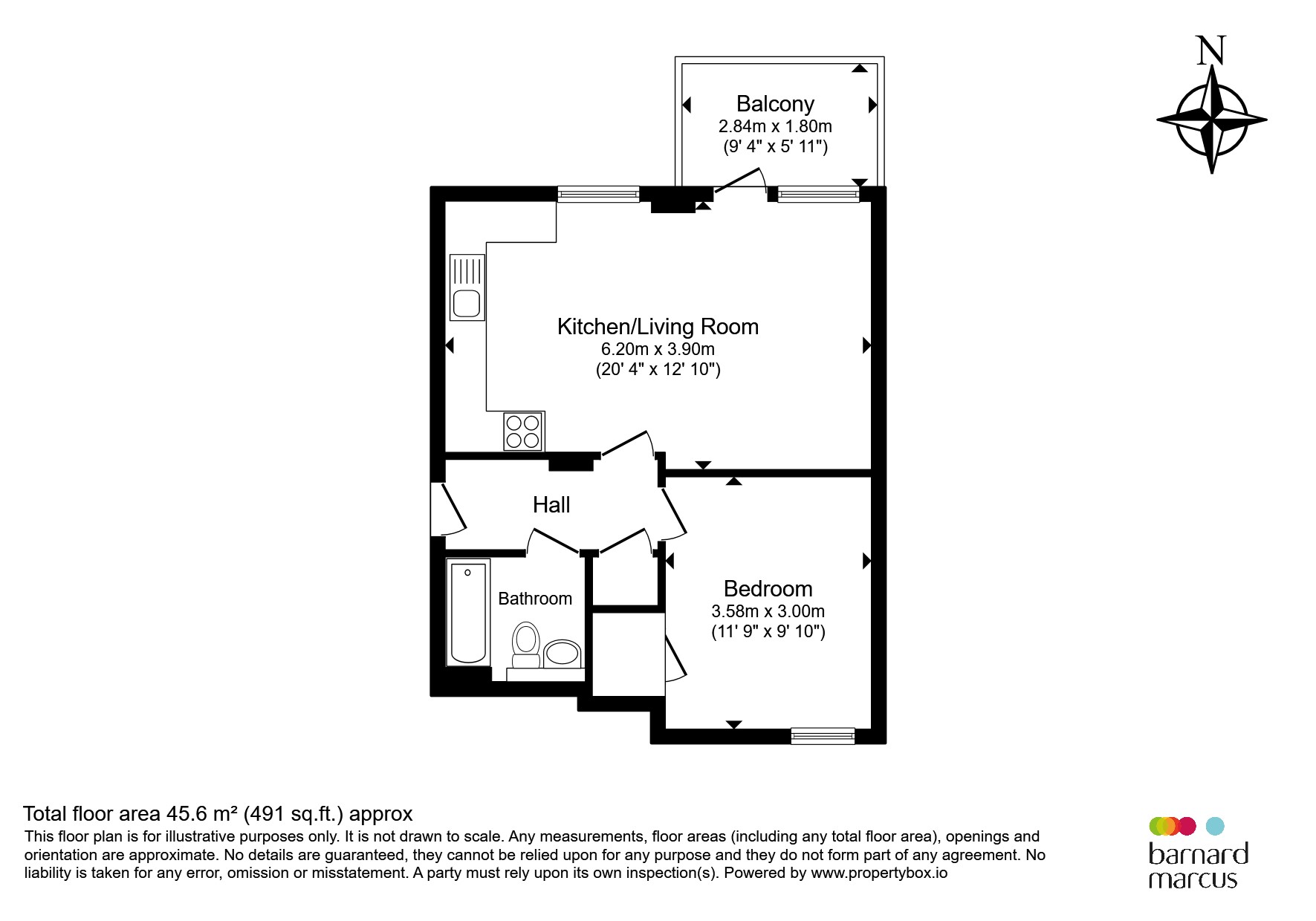 Flat 15, Gately Court, Samuel Street, London floorplan