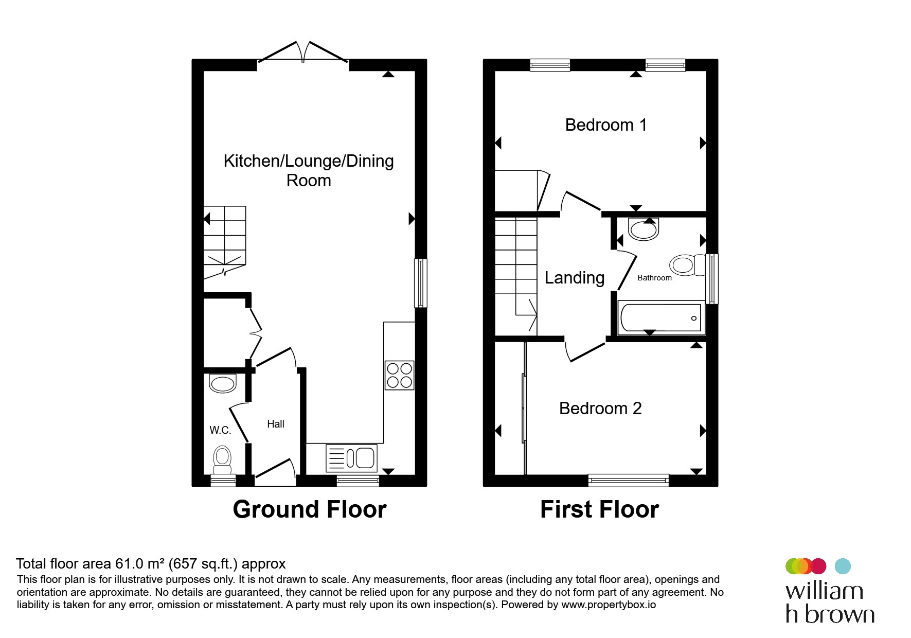 8, Park Way, Castleford floorplan