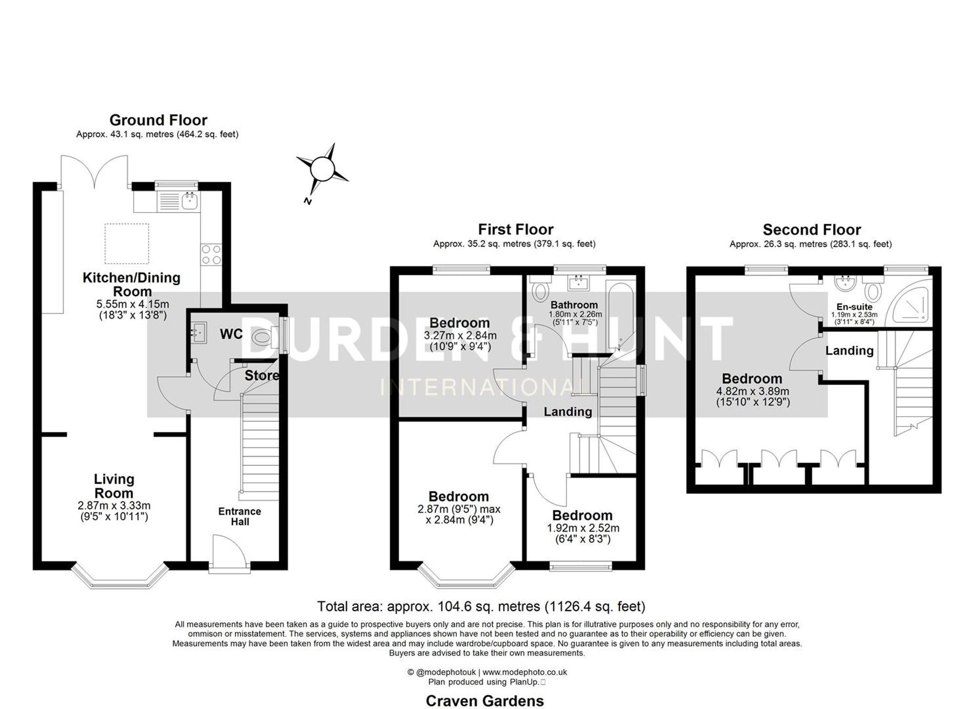 2a Craven Gardens, Romford floorplan